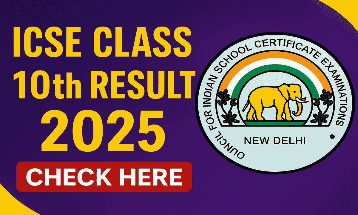ICSE Class 10th Result 2025