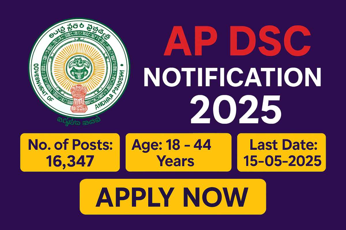 AP DSC Notification 2025