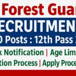CG Forest Guard Recruitment 2025
