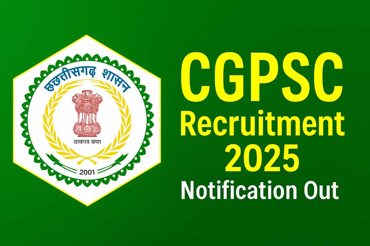 CGPSC Recruitment 2025