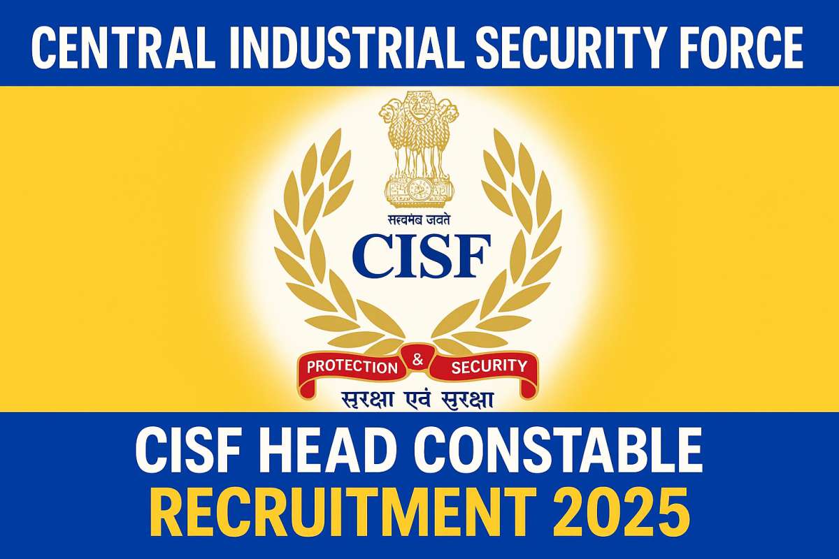 CISF Head Constable Recruitment 2025