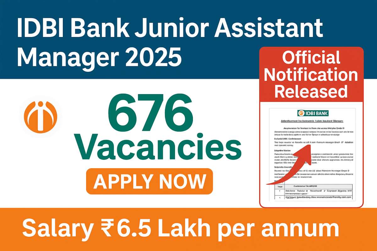 IDBI Bank Recruitment 2025