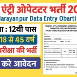 DEO Narayanpur Data Entry Operator Bharti 2025