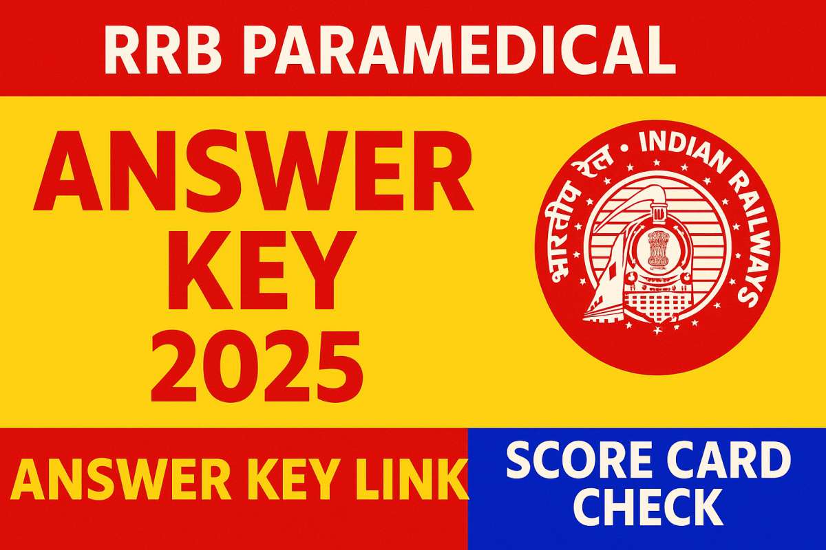 RRB Paramedical Answer Key 2025
